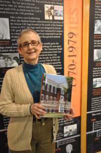 Margaret Rigney with Book