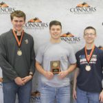 2nd Place Agricultural Communications Team  Fairview FFA Left to right: Matt Heinrichs (2nd High Individual), Dawson Haworth, and Will Church (3rd High Individual). 