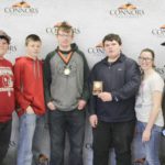 3rd Place Agronomy  Broken Bow FFA Left to right: Jared Hartley, Nathan Short, Kevin Talley (2nd High Individual), Nathaniel Bice, and Ashlin Flowers. 