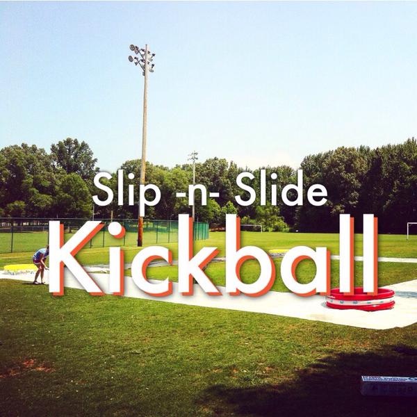 Image result for slip n slide kickball