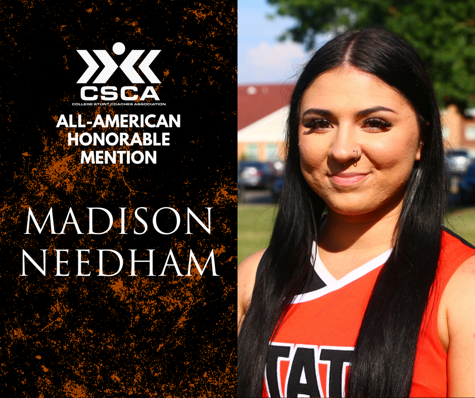 <strong><em> CSC Student-Athlete Madison Needham Named CSCA STUNT All-American Honorable Mention</em></strong>
