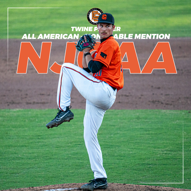 CSC Student-Athlete Twine Palmer Named NJCAA Baseball All-American Honorable Mention