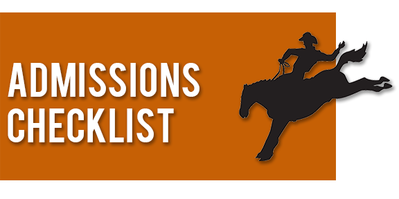 Admissions Checklist - with horse